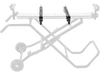 Grizzly T33978 - Extra Mounting Bars for T33296, 2 Pk.