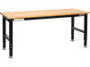 Grizzly T34011 - 6' Adjustable Heavy-Duty Workbench with Outlets