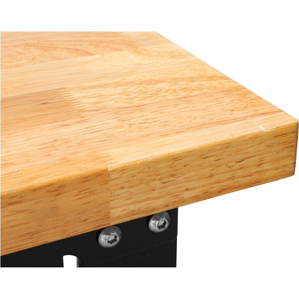 Grizzly T34011 - 6' Adjustable Heavy-Duty Workbench with Outlets