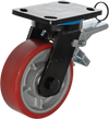 Grizzly T34015 - 6" Heavy-Duty Swivel Caster with Brake and Rotation Lock