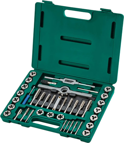 Grizzly T34072 Tap & Die Set Precision 39-Pc Metric M2 HSS New