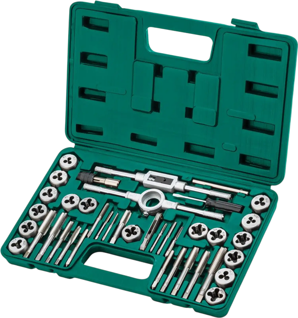 Grizzly T34077 - 40-Pc. SAE Tap & Die Set
