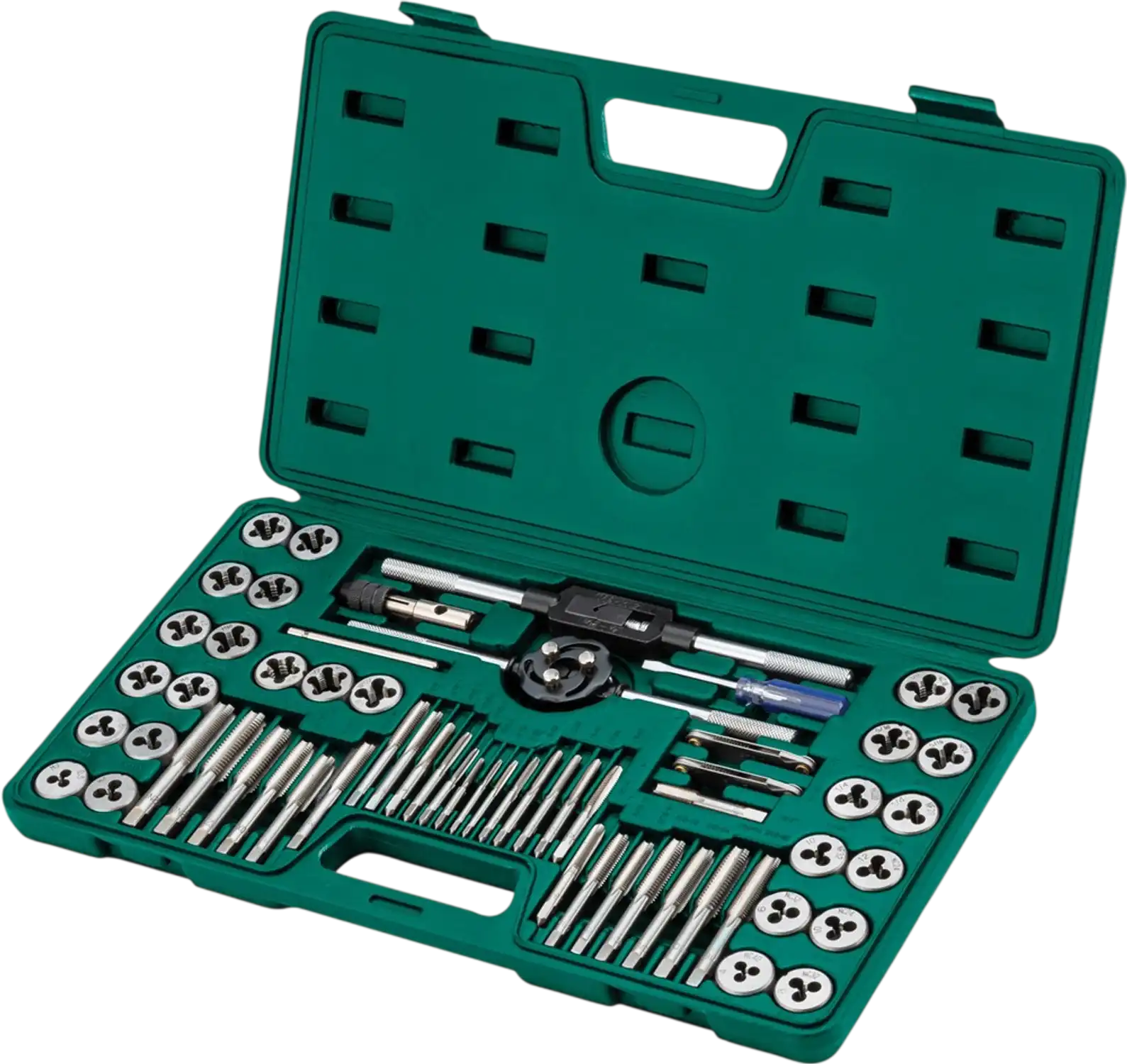 Grizzly T34079 Tap & Die Set 60-Pc SAE/Metric New