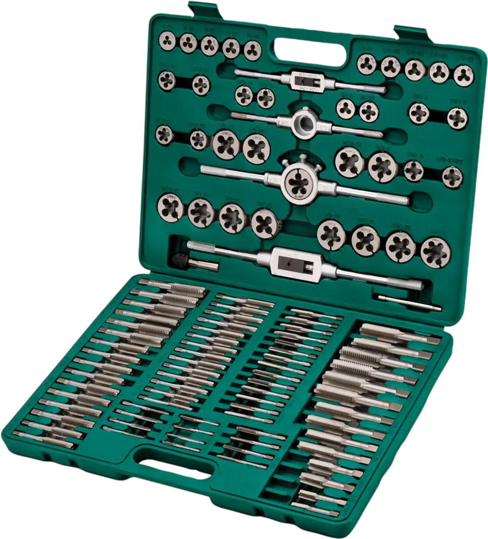 Grizzly T34080 - 110-Pc. SAE/Metric Combination Tap & Die Set