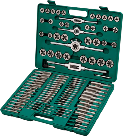 Grizzly T34080 Tap & Die Set 110-Pc SAE/Metric Combination New
