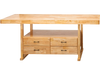 Grizzly T34089 - 84" 4-Drawer Butcher Block Workbench