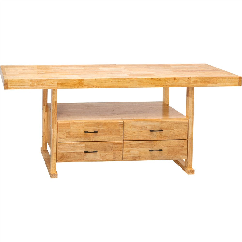 Grizzly T34089 - 84" 4-Drawer Butcher Block Workbench