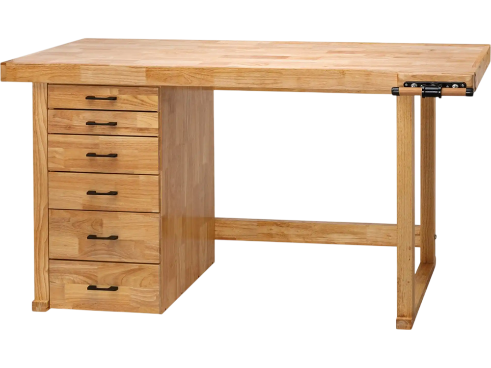 Grizzly T34090 - 72" 6-Drawer Butcher Block Workbench