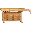 Grizzly T34091 - 80" 9-Drawer Euro-Style Butcher Block Workbench