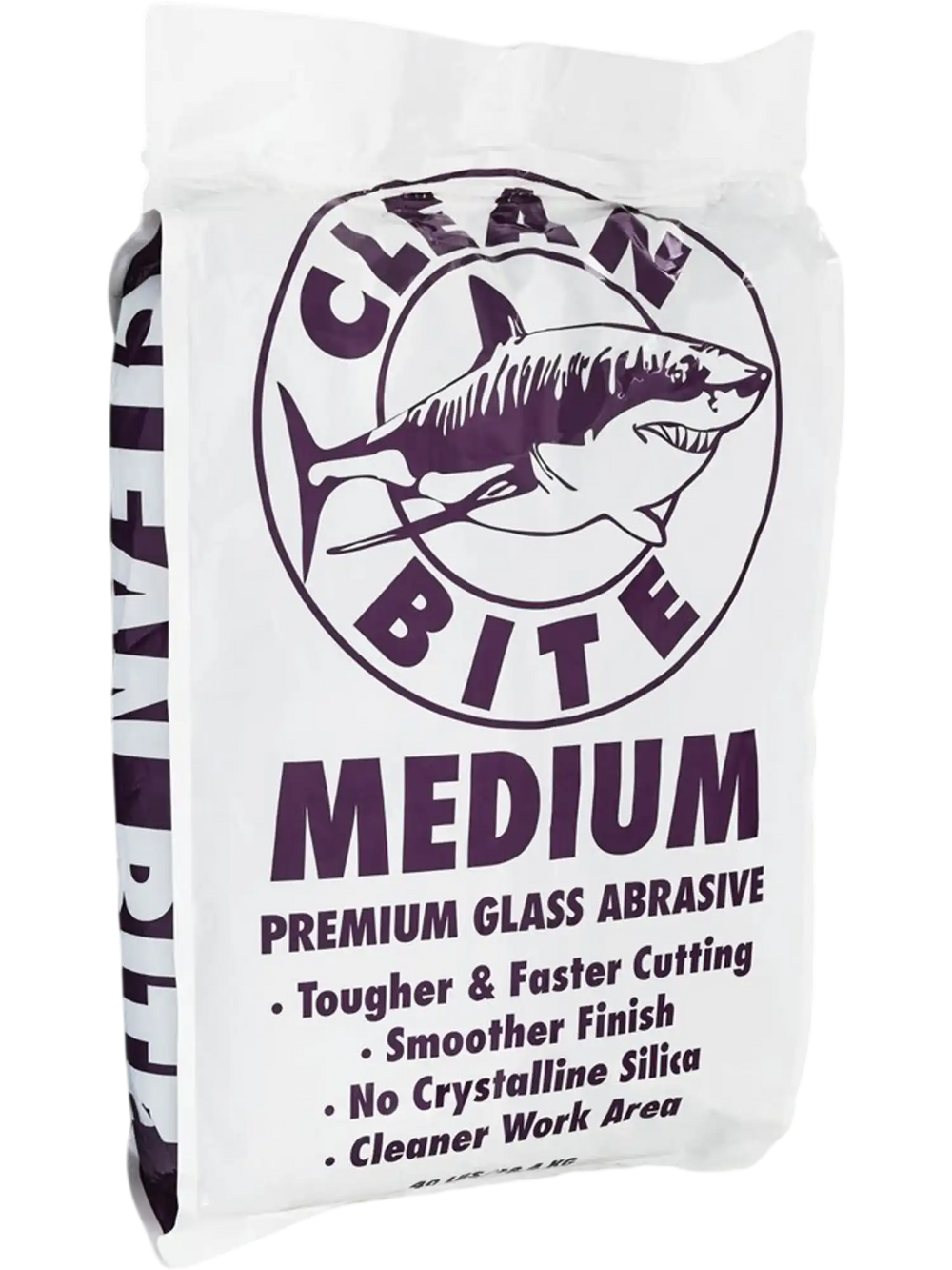Grizzly T34118 - Clean Bite Sandblasting Media, Medium, 40-lbs.