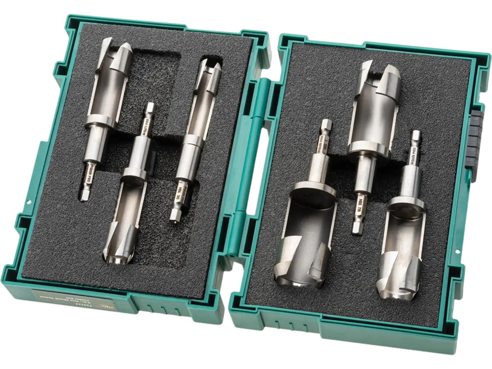 Grizzly T34124 Plug & Tenon Cutters 6 Pc HSS Quick-Release Hex Shank Tenon Cutter Set New