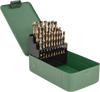 Grizzly PRO T34126 - 26-Pc. M35 HSS Cobalt Lettered A-Z Drill Bit Set