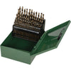 Grizzly PRO T34127 - 60-Pc. M35 HSS Cobalt Numbered 1-60 Drill Bit Set