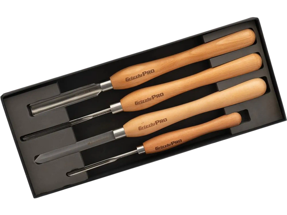 Grizzly PRO T34153 - 4-Pc. M2 Cryo Lathe Tool Set