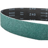 Grizzly T34163 - 2" X 42" Zirconia Abrasive Belt 40 Grit, 10 Pk.