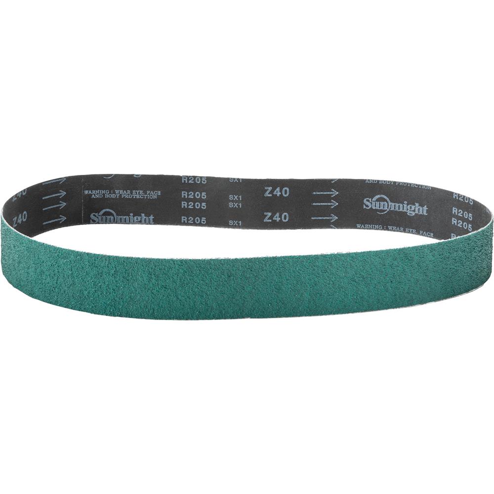 Grizzly T34168 - 2" X 42" Zirconia Abrasive Belt Assorted Grits, 10 Pk.