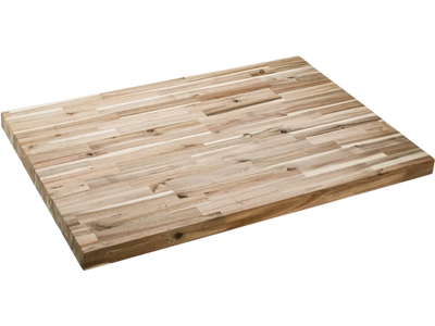 Grizzly T34219 Workbench Top Acacia Butcher Block Unfinished 1-3/4