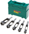 Grizzly PRO T34241 - Tenon/Plug Cutter 5-Pc. Set - 3/8", 1/2", 5/8", 3/4", 1"