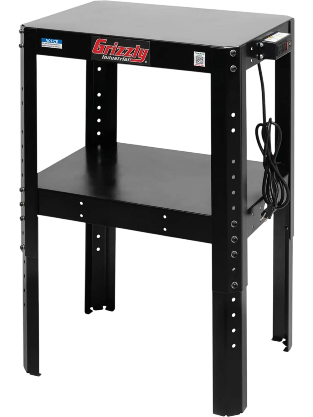 Grizzly T34244 - 24" x 18" Benchtop Machine Stand w/ Power Outlets