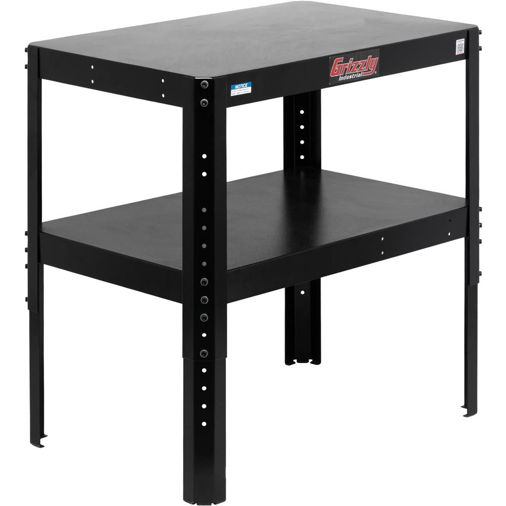 Grizzly T34246 - 36" x 24" Benchtop Machine Stand w/ Power Outlets