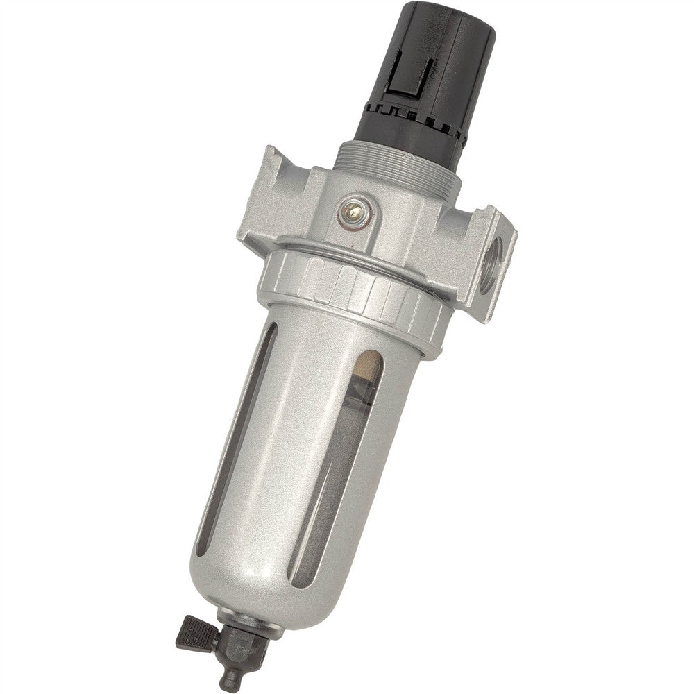 Grizzly T34263 - 1/2" Filter/Regulator with Gauge 150 PSI
