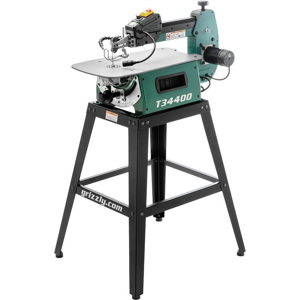 Grizzly T34400 - 18" Variable-Speed Scroll Saw with Stand