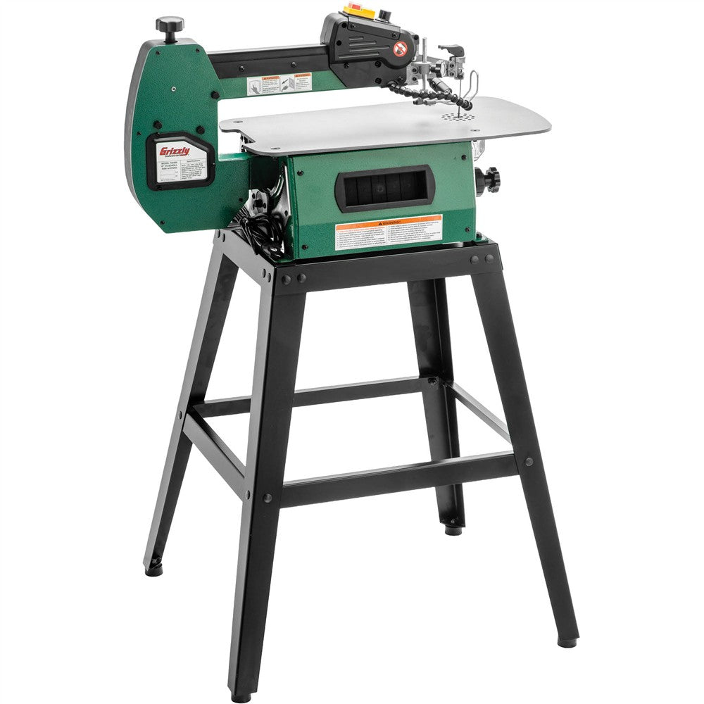 Grizzly T34400 - 18" Variable-Speed Scroll Saw with Stand