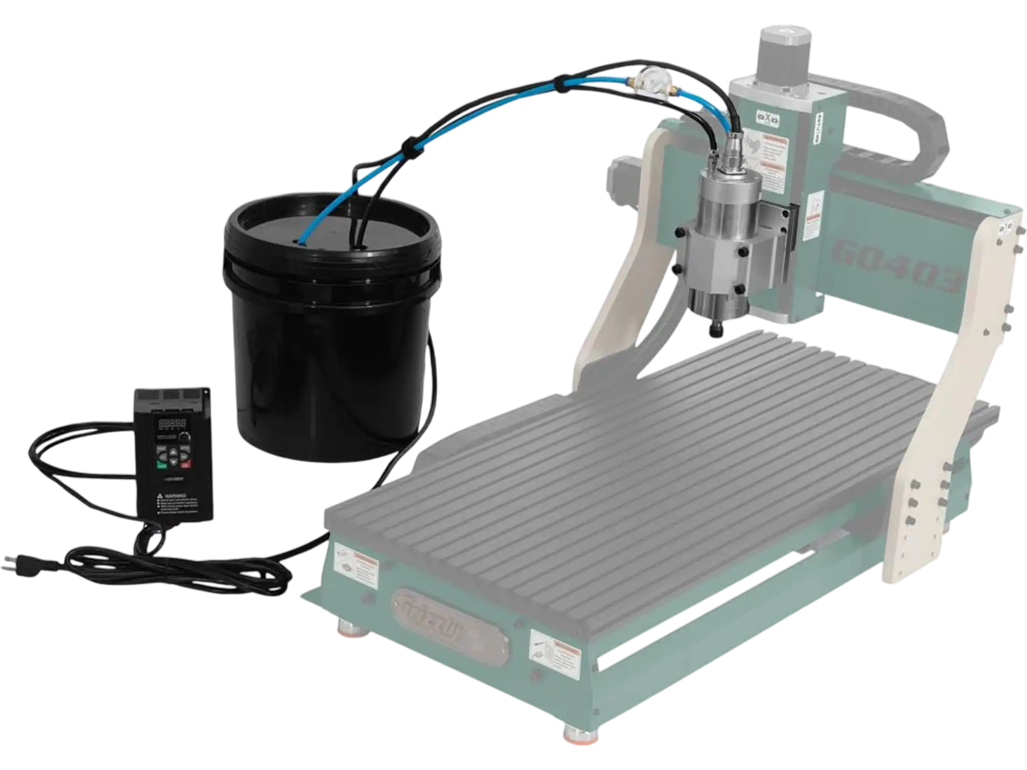 Grizzly T34438 CNC Router Accessories 2 HP Water Cooled Spindle Kit for G0403 New