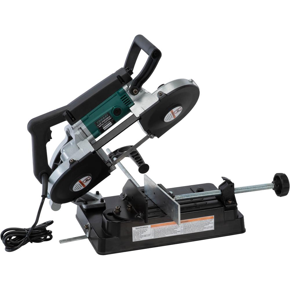 Grizzly T34441 - 4-1/2" Portable Metal-Cutting Bandsaw with Stand