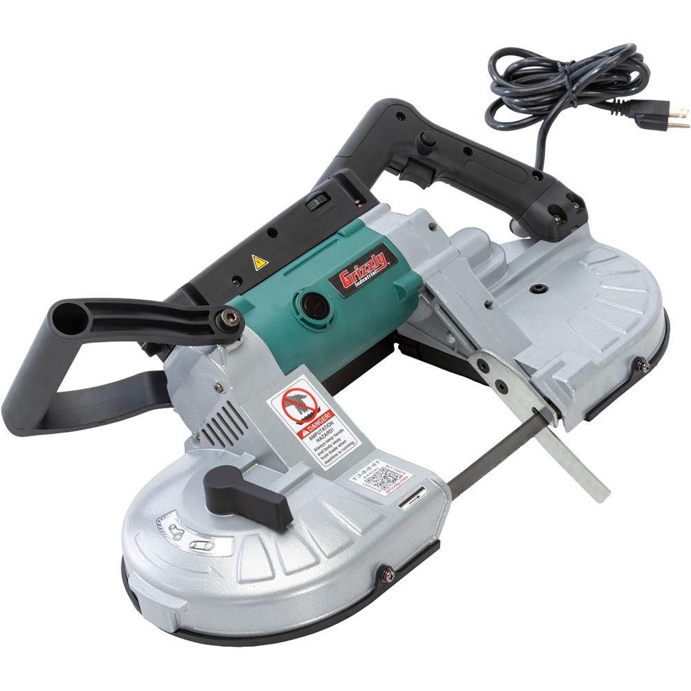 Grizzly T34441 - 4-1/2" Portable Metal-Cutting Bandsaw with Stand