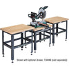 Grizzly T34445 - 3-Pc. Miter Saw Workstation with Butcher Block Top