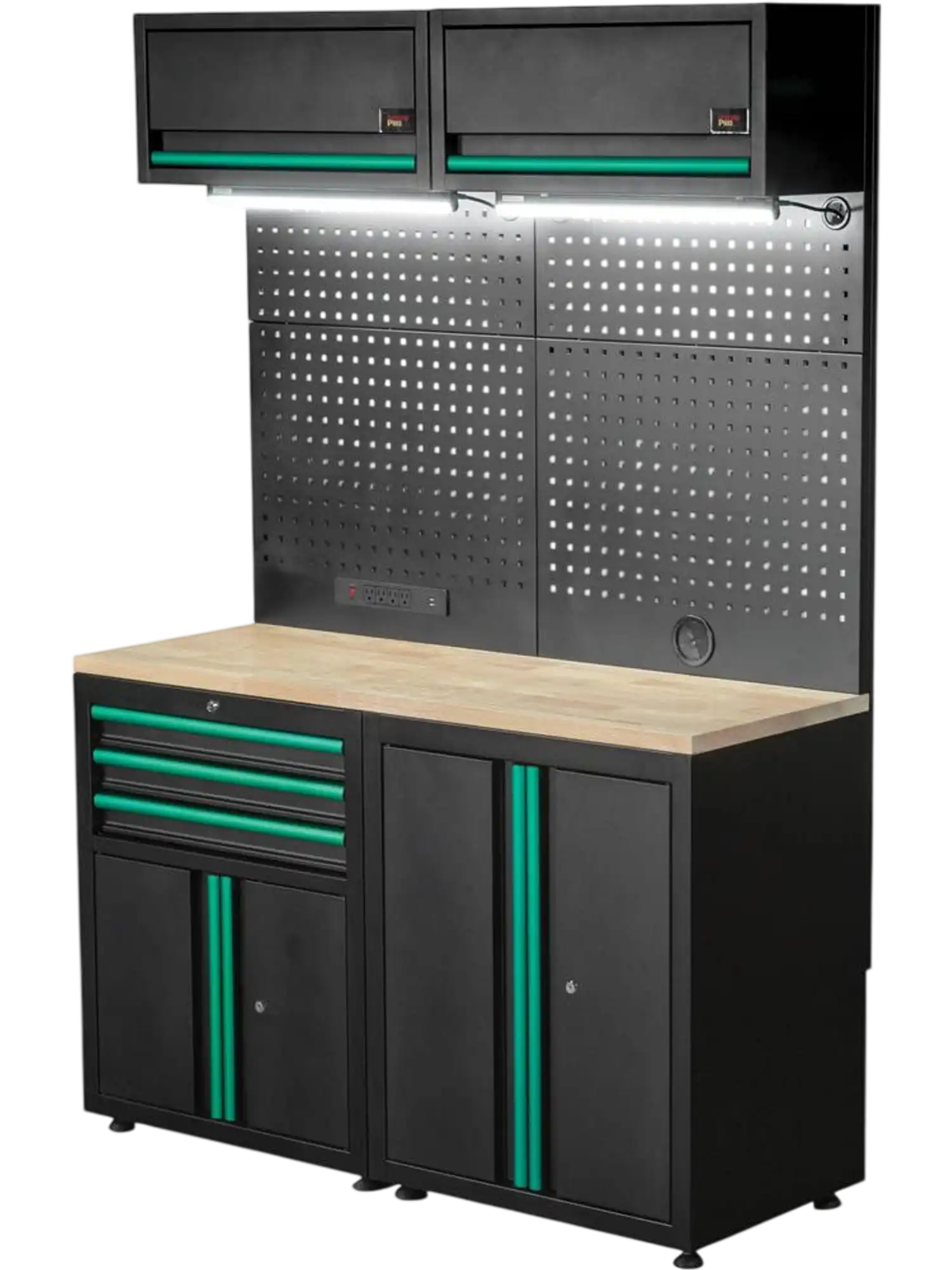 Grizzly T34534 Tool Box PRO 4-Pc 3-Drawer 4-Cabinet Modular Cabinet Set New