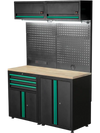 Grizzly PRO T34534 - 4-Pc. 3 Drawer 4 Cabinet Modular Cabinet Set