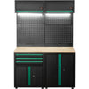 Grizzly PRO T34534 - 4-Pc. 3 Drawer 4 Cabinet Modular Cabinet Set