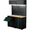 Grizzly PRO T34534 - 4-Pc. 3 Drawer 4 Cabinet Modular Cabinet Set