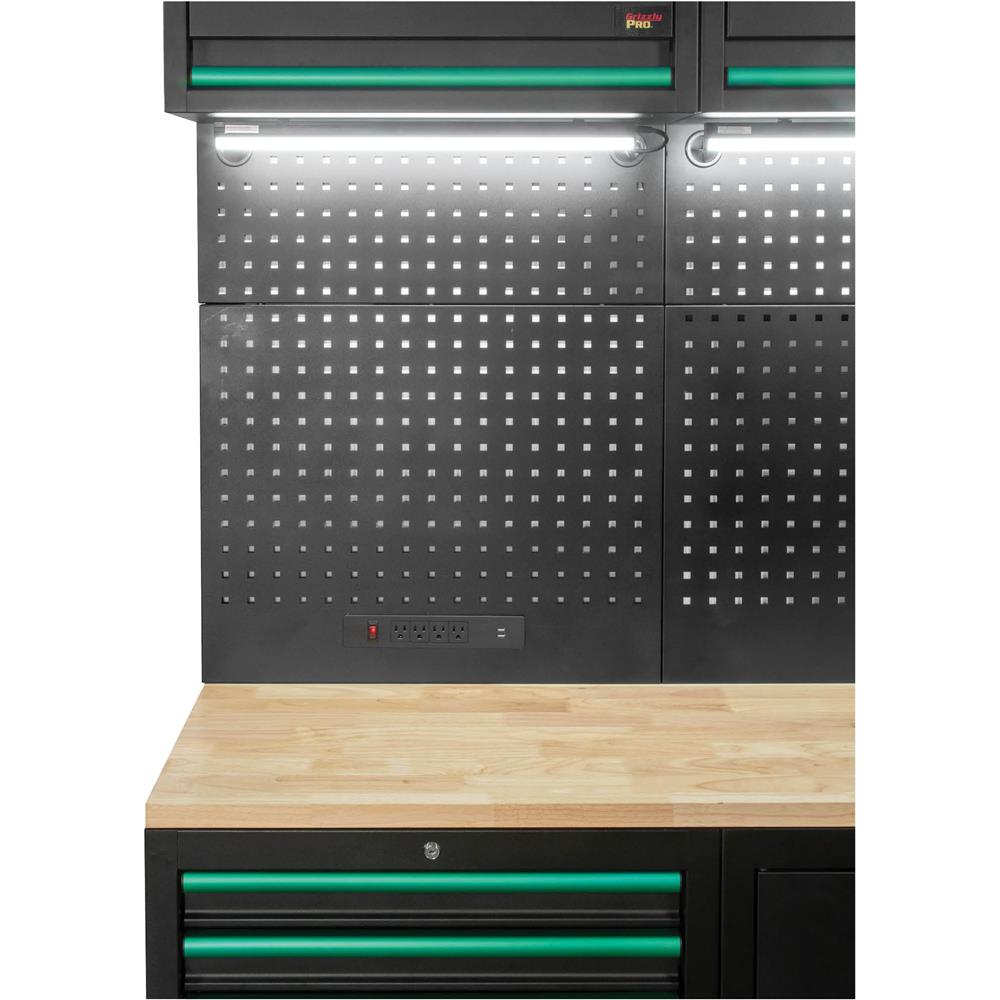 Grizzly PRO T34534 - 4-Pc. 3 Drawer 4 Cabinet Modular Cabinet Set