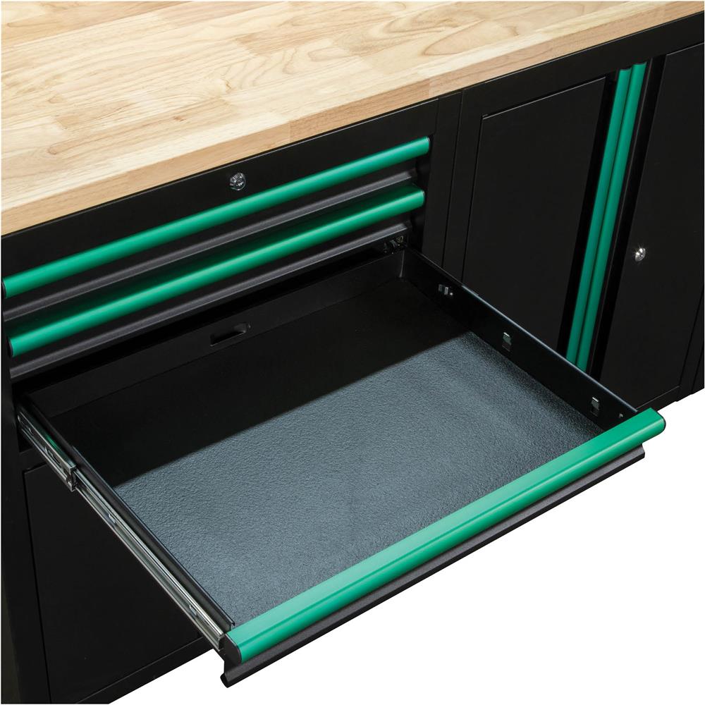 Grizzly PRO T34534 - 4-Pc. 3 Drawer 4 Cabinet Modular Cabinet Set