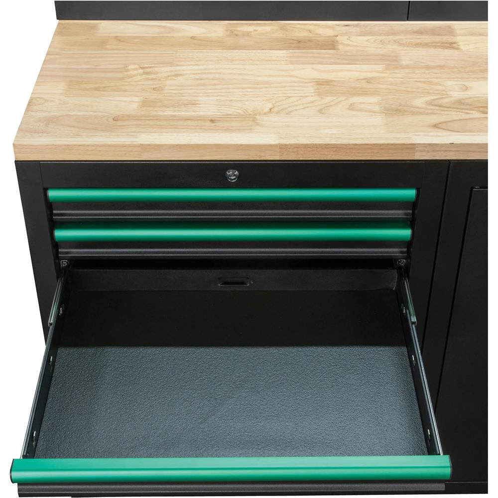 Grizzly PRO T34534 - 4-Pc. 3 Drawer 4 Cabinet Modular Cabinet Set