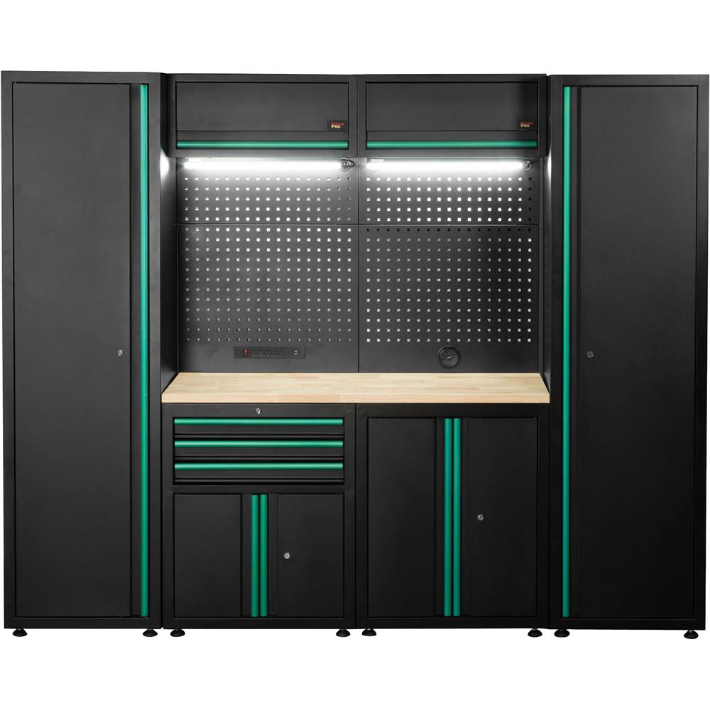 Grizzly PRO T34535 - 6-Pc. 3 Drawer 6 Cabinet Modular Cabinet Set