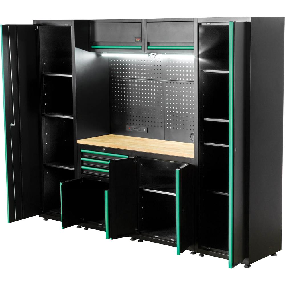 Grizzly PRO T34535 - 6-Pc. 3 Drawer 6 Cabinet Modular Cabinet Set