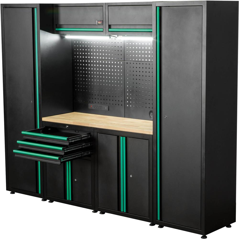 Grizzly PRO T34535 - 6-Pc. 3 Drawer 6 Cabinet Modular Cabinet Set
