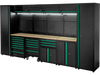 Grizzly PRO T34536 - 10-Pc. 15 Drawer 8 Cabinet Modular Cabinet Set