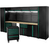 Grizzly PRO T34536 - 10-Pc. 15 Drawer 8 Cabinet Modular Cabinet Set