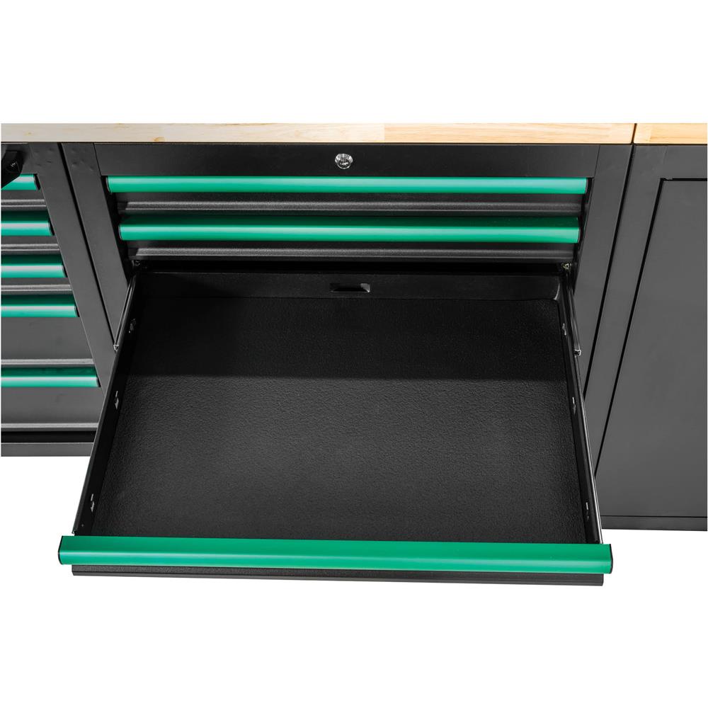 Grizzly PRO T34536 - 10-Pc. 15 Drawer 8 Cabinet Modular Cabinet Set