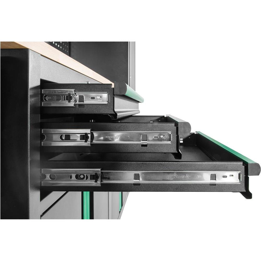 Grizzly PRO T34536 - 10-Pc. 15 Drawer 8 Cabinet Modular Cabinet Set