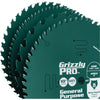 Grizzly PRO T34546 - 10" x 5/8" 80T ATB Crosscut Saw Blade