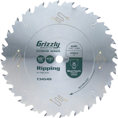 Grizzly T34549 Circular Saw Blade 10