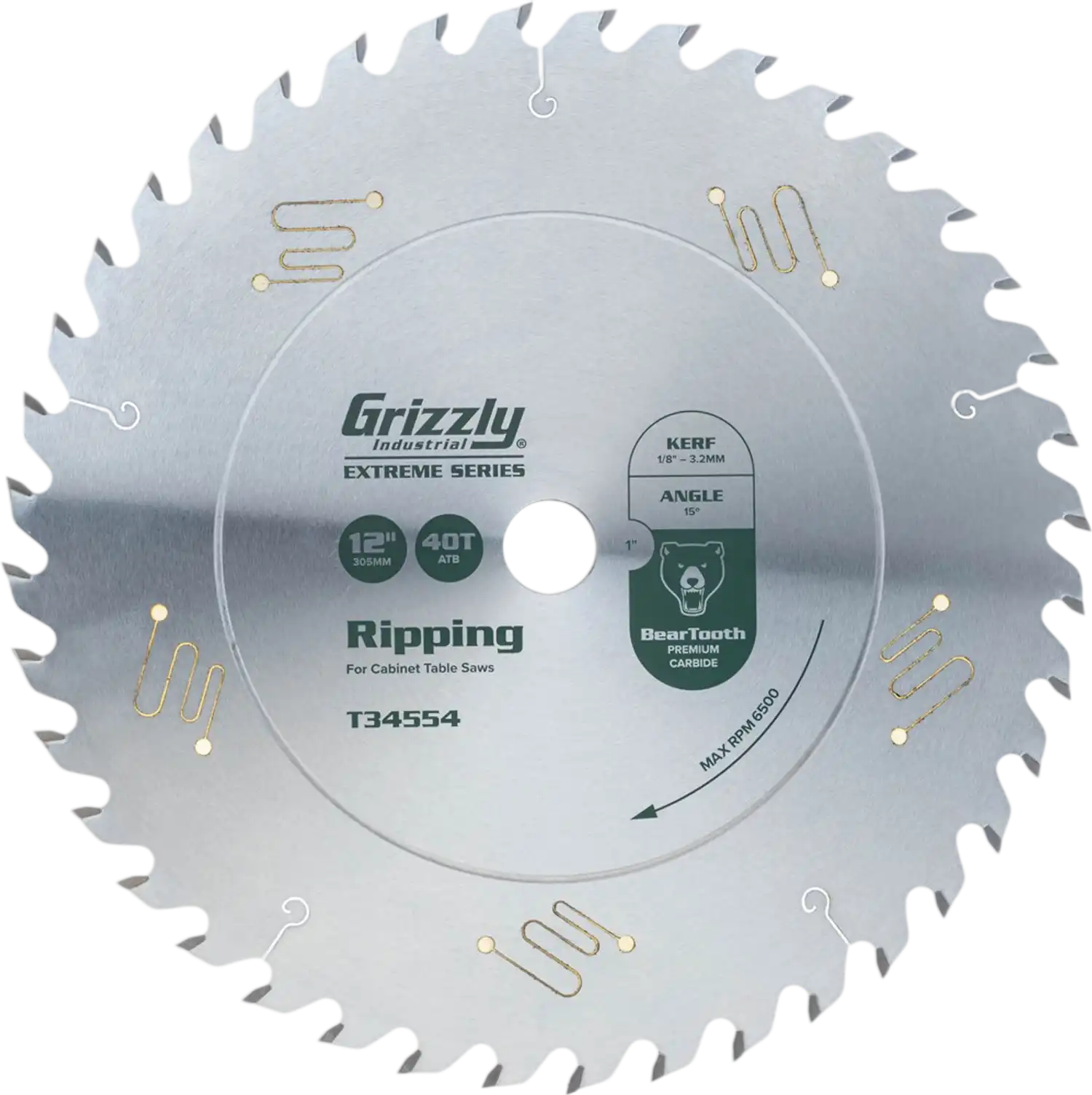 Grizzly T34554 Circular Saw Blade 12