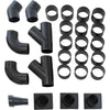Grizzly T34593 - 4" Clear Pipe Dust Collection Kit