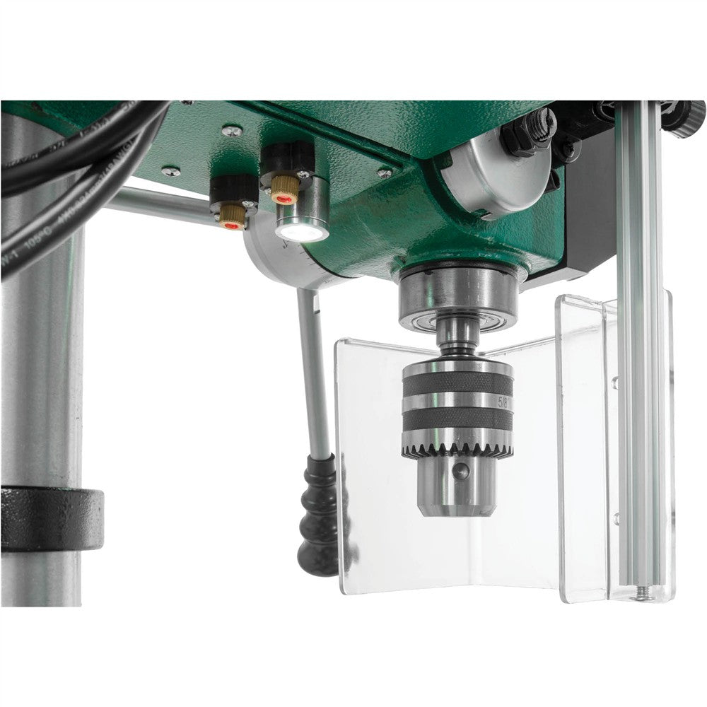 Grizzly T34609 - 15" Floor Drill Press w/ LED & Laser Guide